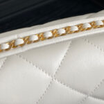 Chanel Flap Bag With Top Handle AS5317 Cream